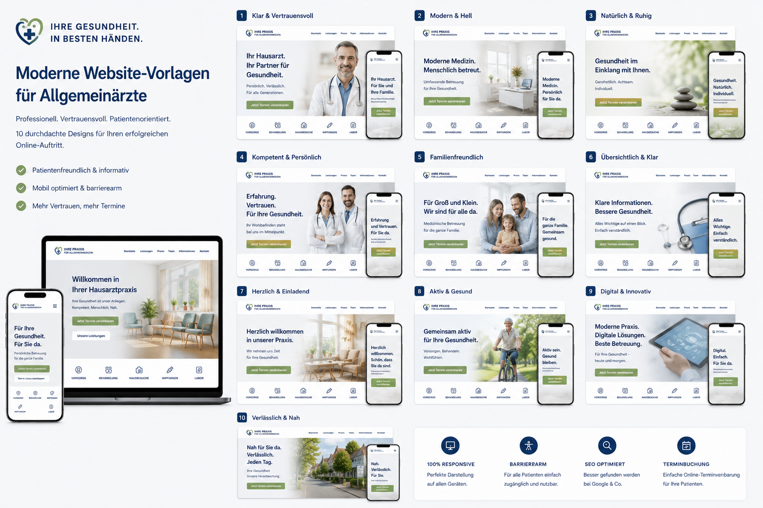 Beispiel-Webseite Zahnarzt - Hirschberg.Group Webdesign