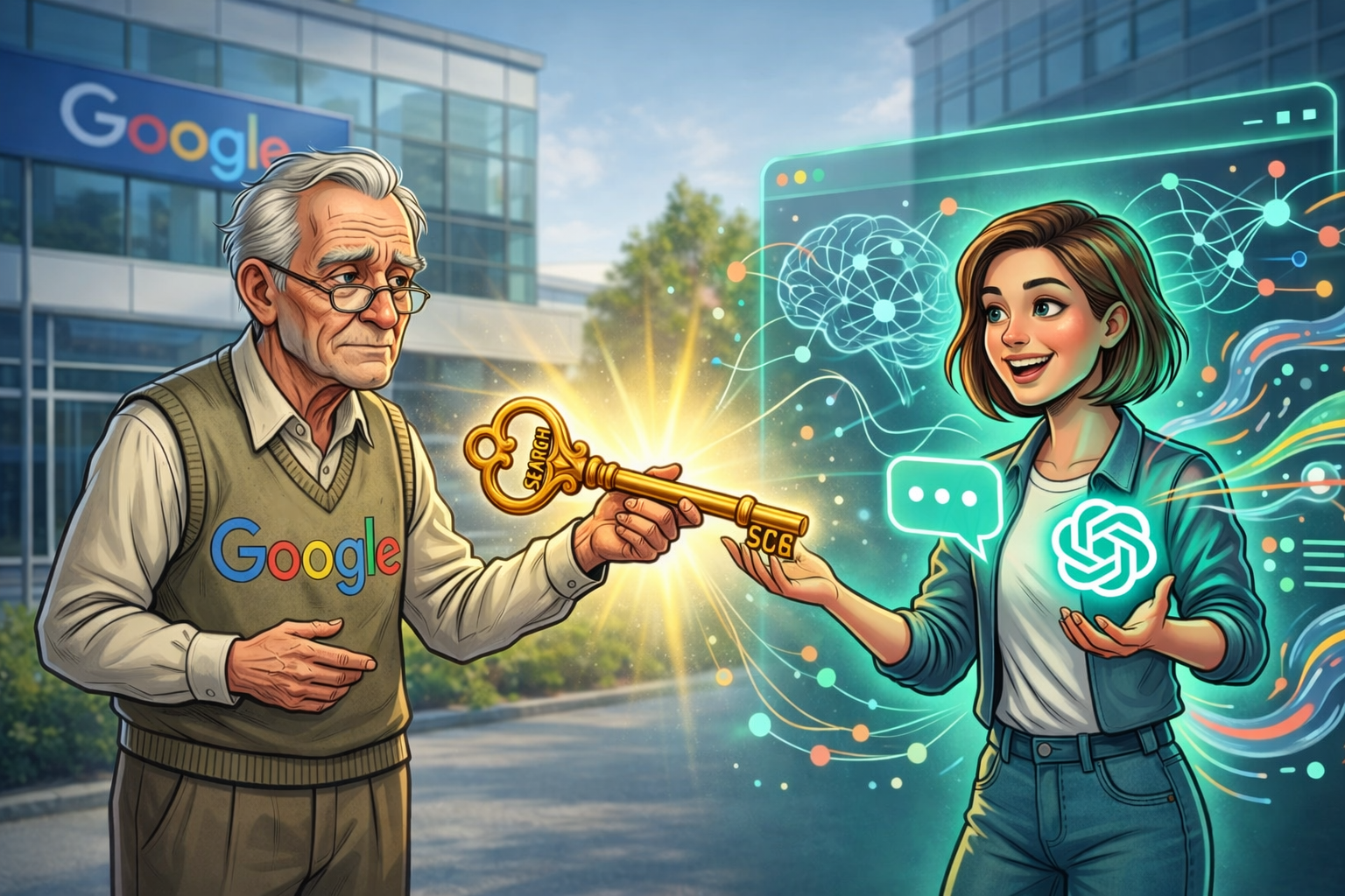 Herr Google geht in Rente — KI-Suchmaschinen wie ChatGPT übernehmen